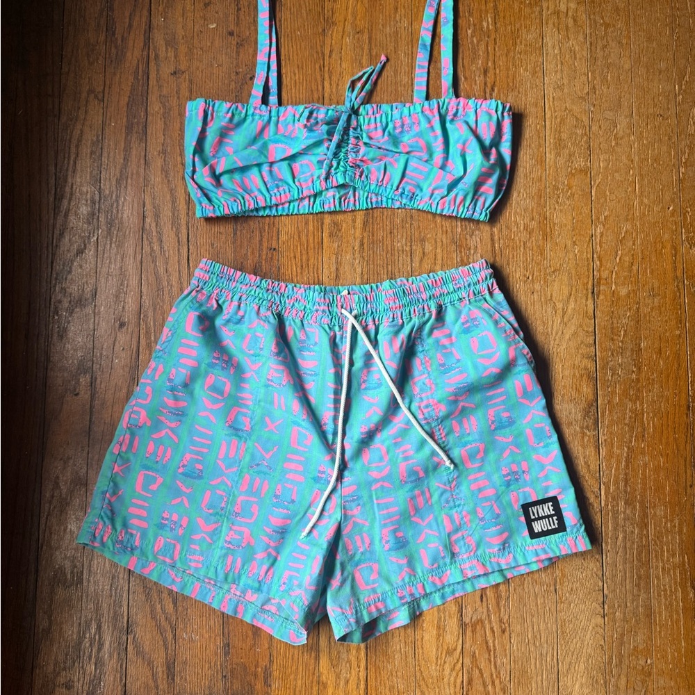 Lykke Wullf set with bandeau and shorts
